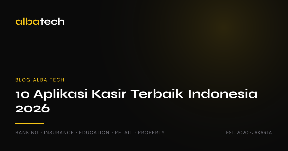 10 Aplikasi Kasir Terbaik Indonesia 2026