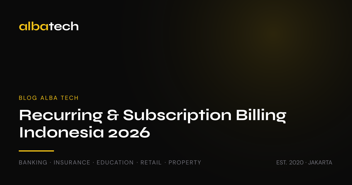 Recurring & Subscription Billing Indonesia 2026